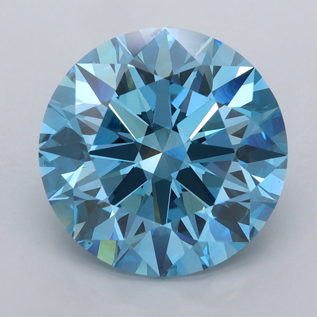 5.03 Carat Round Shaped, Ideal Cut, VVS2 Clarity, IGI Certified Lab Grown Diamond