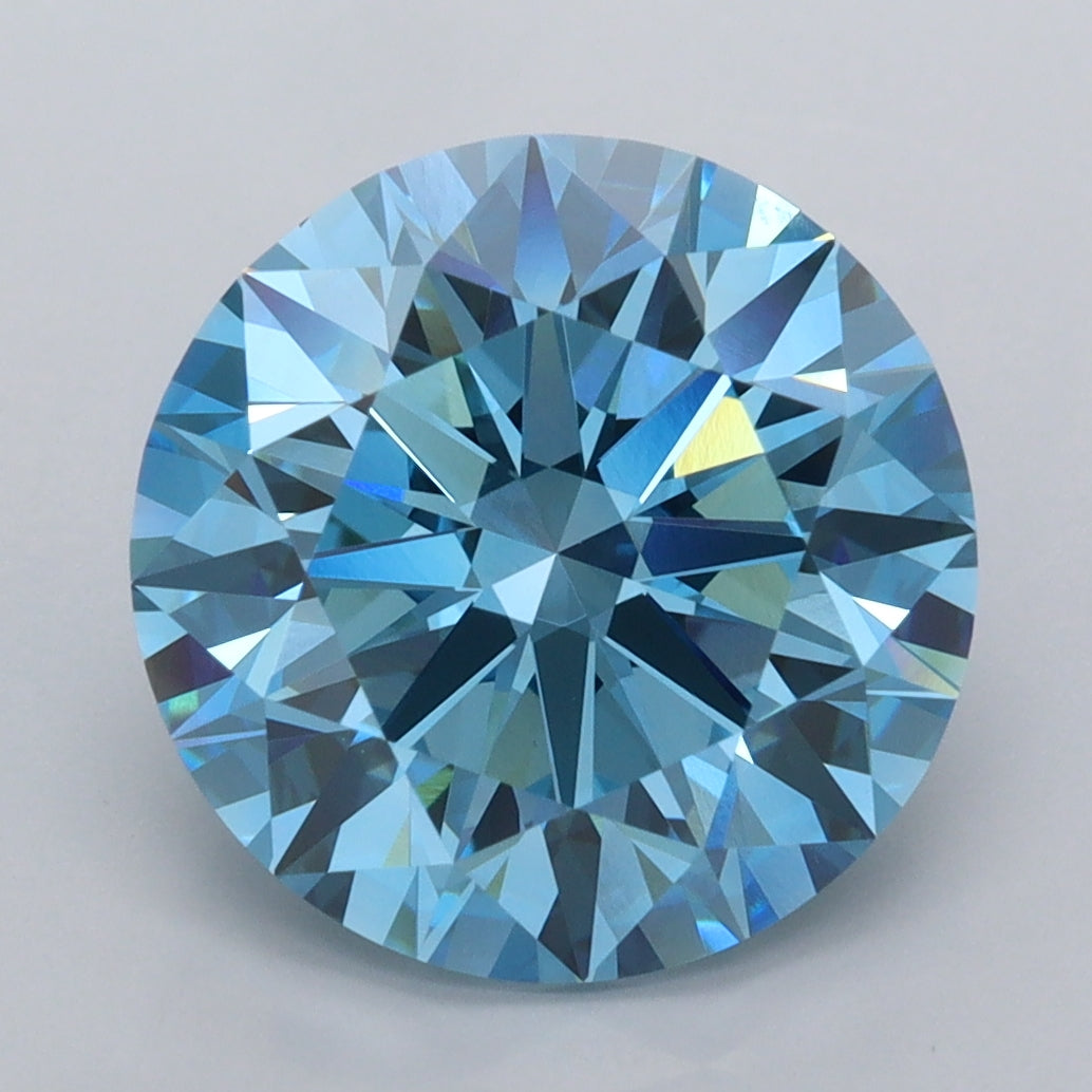4.90 Carat Round Shaped, Ideal Cut, VVS2 Clarity, IGI Certified Lab Grown Diamond