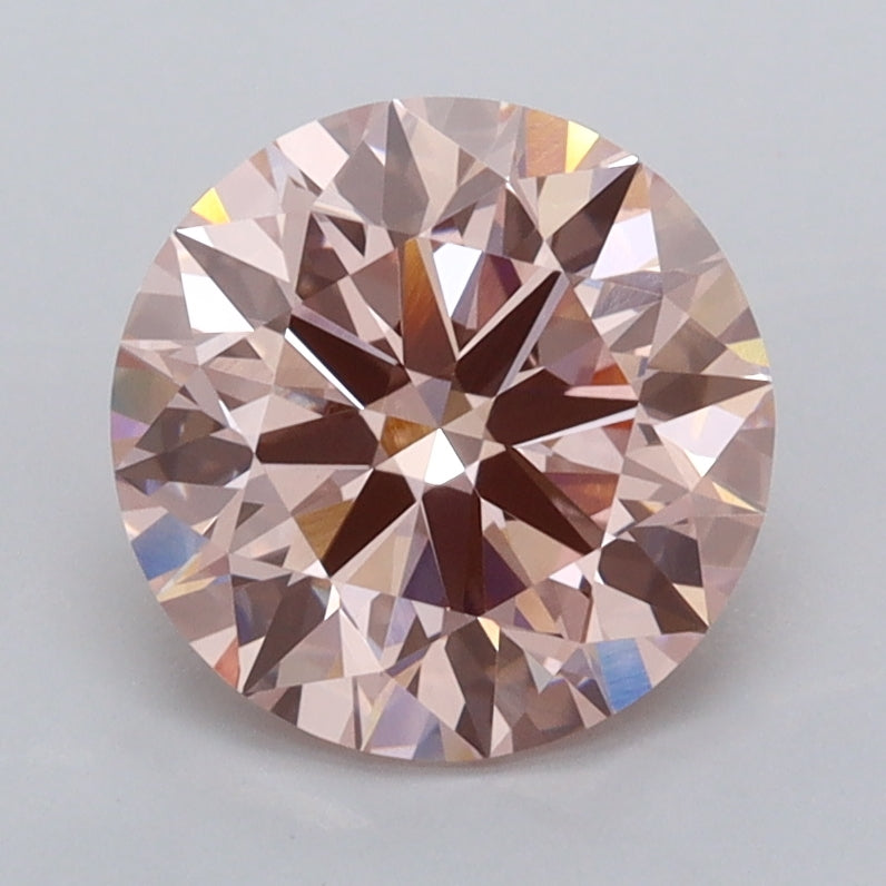 2.02 Carat Round Shaped, Ideal Cut, VVS2 Clarity, IGI Certified Lab Grown Diamond