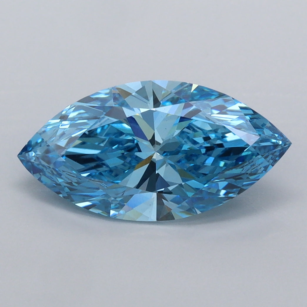 1.87 Carat Marquise Shaped, Ideal Cut, VS1 Clarity, IGI Certified Lab Grown Diamond