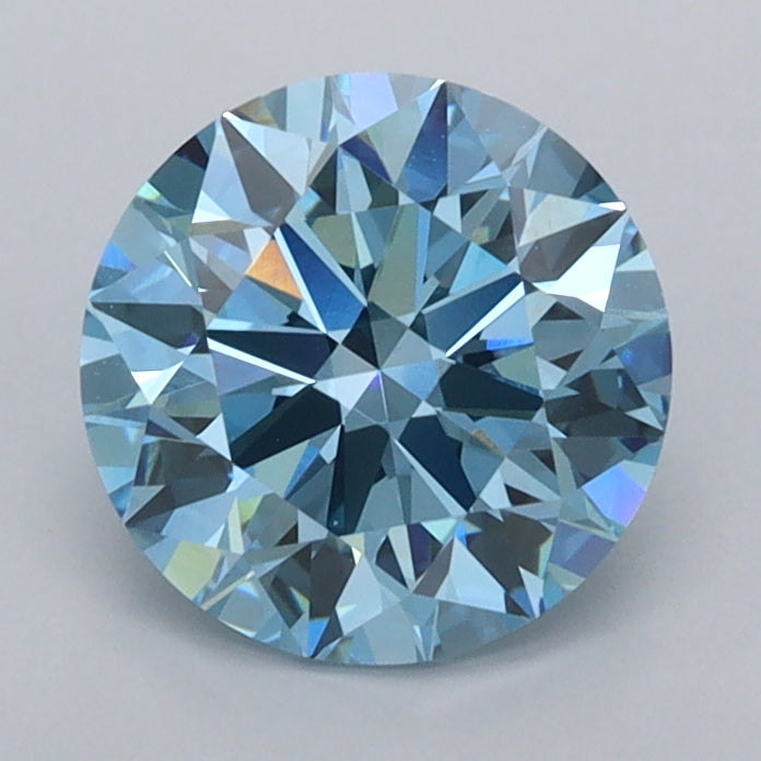 1.52 Carat Round Shaped, Ideal Cut, VVS2 Clarity, IGI Certified Lab Grown Diamond