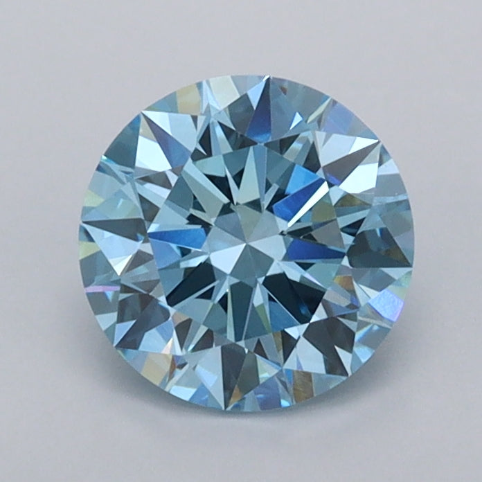 1.06 Carat Round Shaped, Ideal Cut, VVS2 Clarity, IGI Certified Lab Grown Diamond