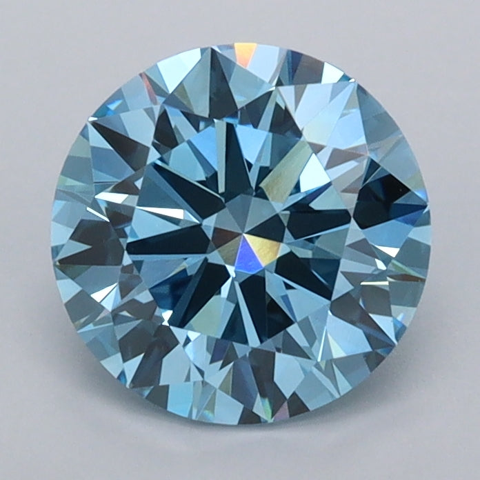 1.52 Carat Round Shaped, Ideal Cut, VVS2 Clarity, IGI Certified Lab Grown Diamond
