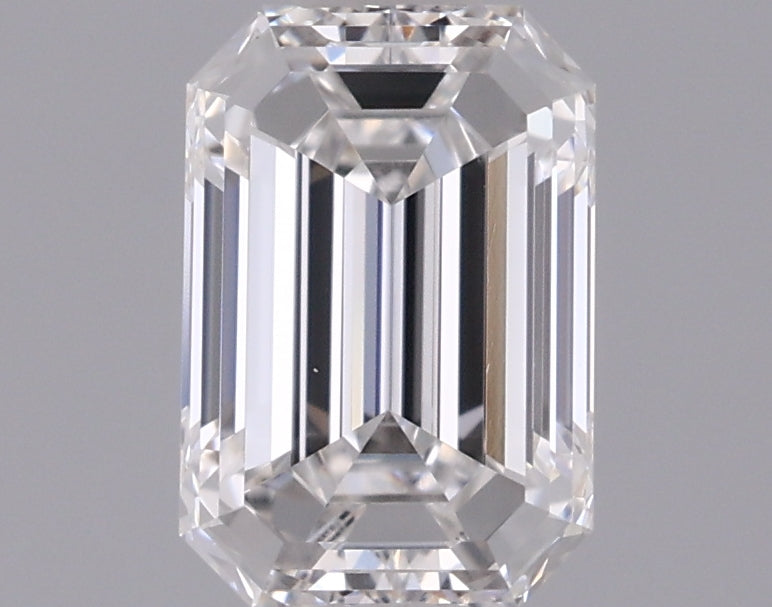 0.93 Carat Emerald Shaped, Excellent Cut, D Color, VVS2 Clarity, IGI Certified Lab Grown Diamond