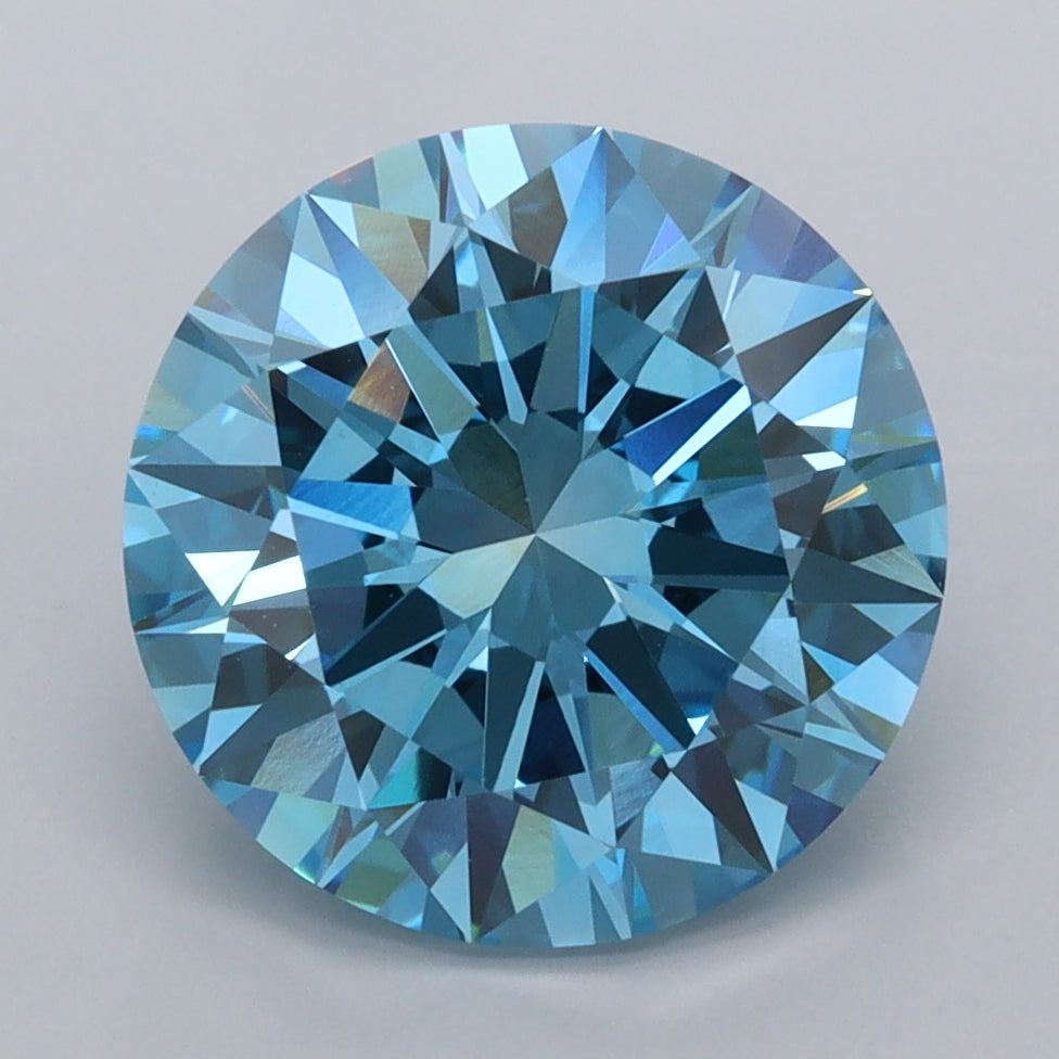 4.01 Carat Round Shaped, Excellent Cut, VVS2 Clarity, IGI Certified Lab Grown Diamond