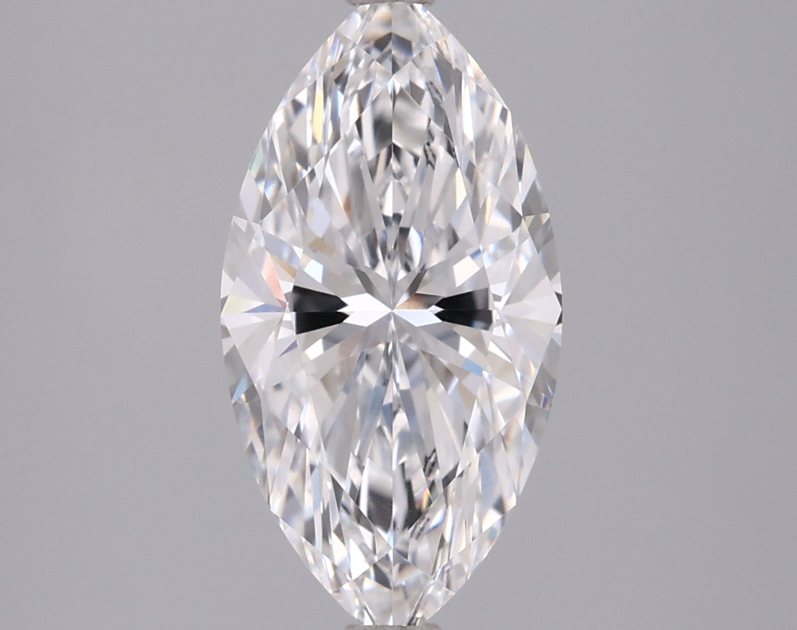 2.04 Carat Marquise Shaped, Excellent Cut, D Color, VVS2 Clarity, IGI Certified Lab Grown Diamond