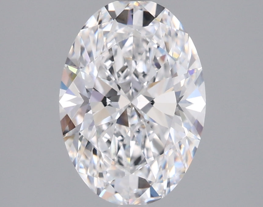 2.05 Carat Oval Shaped, Ideal Cut, D Color, VVS2 Clarity, IGI Certified Lab Grown Diamond