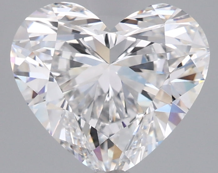 2.53 Carat Heart Shaped, Ideal Cut, D Color, VVS2 Clarity, IGI Certified Lab Grown Diamond