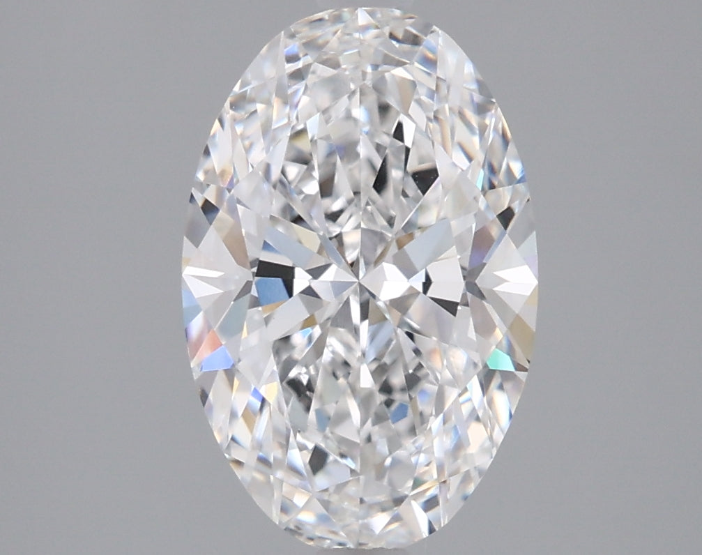 2.08 Carat Oval Shaped, Ideal Cut, D Color, VVS2 Clarity, IGI Certified Lab Grown Diamond