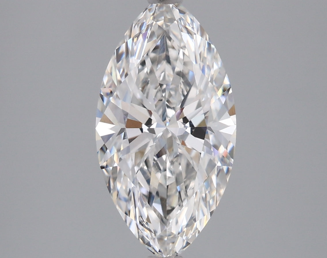 2.07 Carat Marquise Shaped, Ideal Cut, F Color, VVS2 Clarity, IGI Certified Lab Grown Diamond