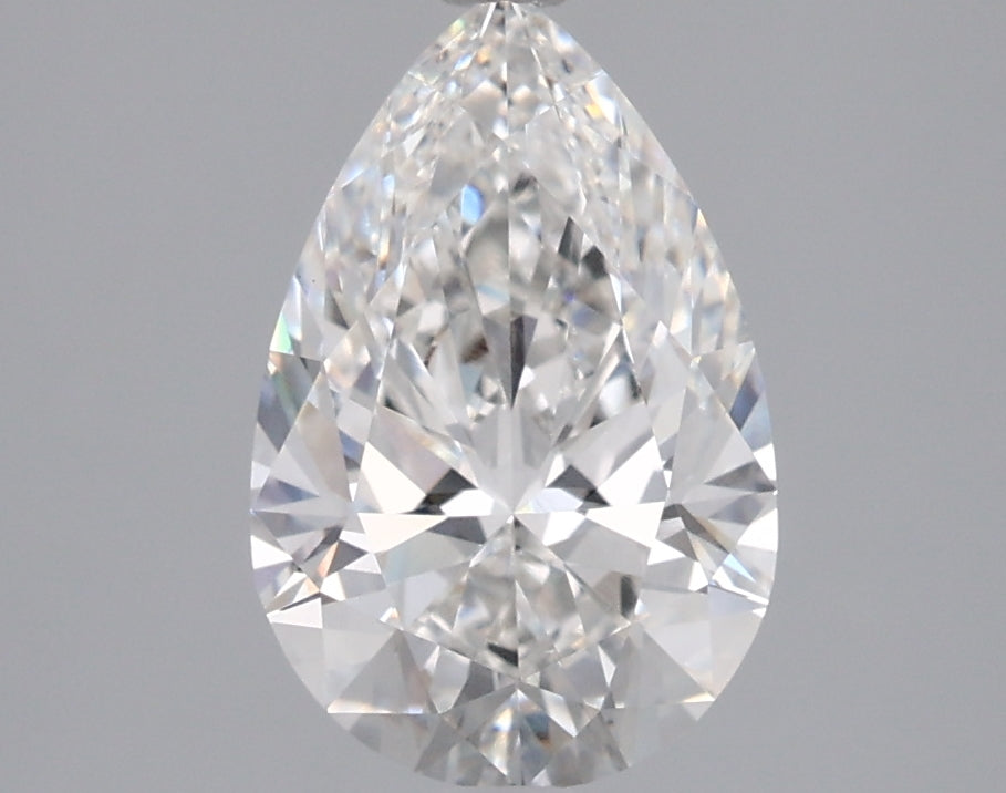 2.01 Carat Pear Shaped, Ideal Cut, F Color, VVS2 Clarity, IGI Certified Lab Grown Diamond
