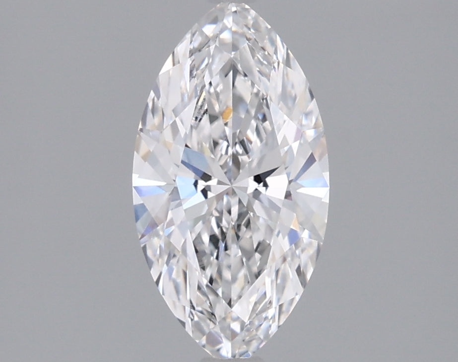 1.06 Carat Marquise Shaped, Ideal Cut, D Color, VVS2 Clarity, IGI Certified Lab Grown Diamond
