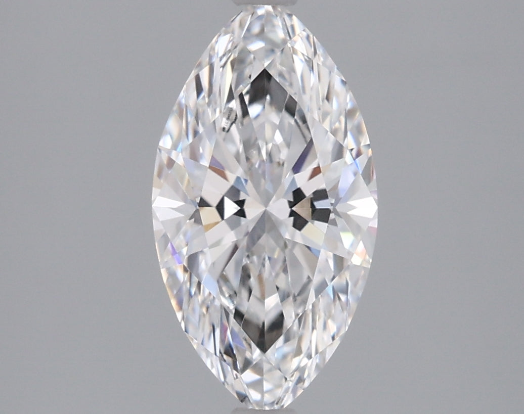1.56 Carat Marquise Shaped, Ideal Cut, D Color, VVS1 Clarity, IGI Certified Lab Grown Diamond
