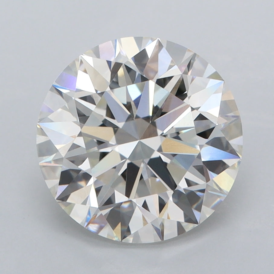 3.01 Carat Round Shaped, Ideal Cut, E Color, VVS2 Clarity, IGI Certified Lab Grown Diamond