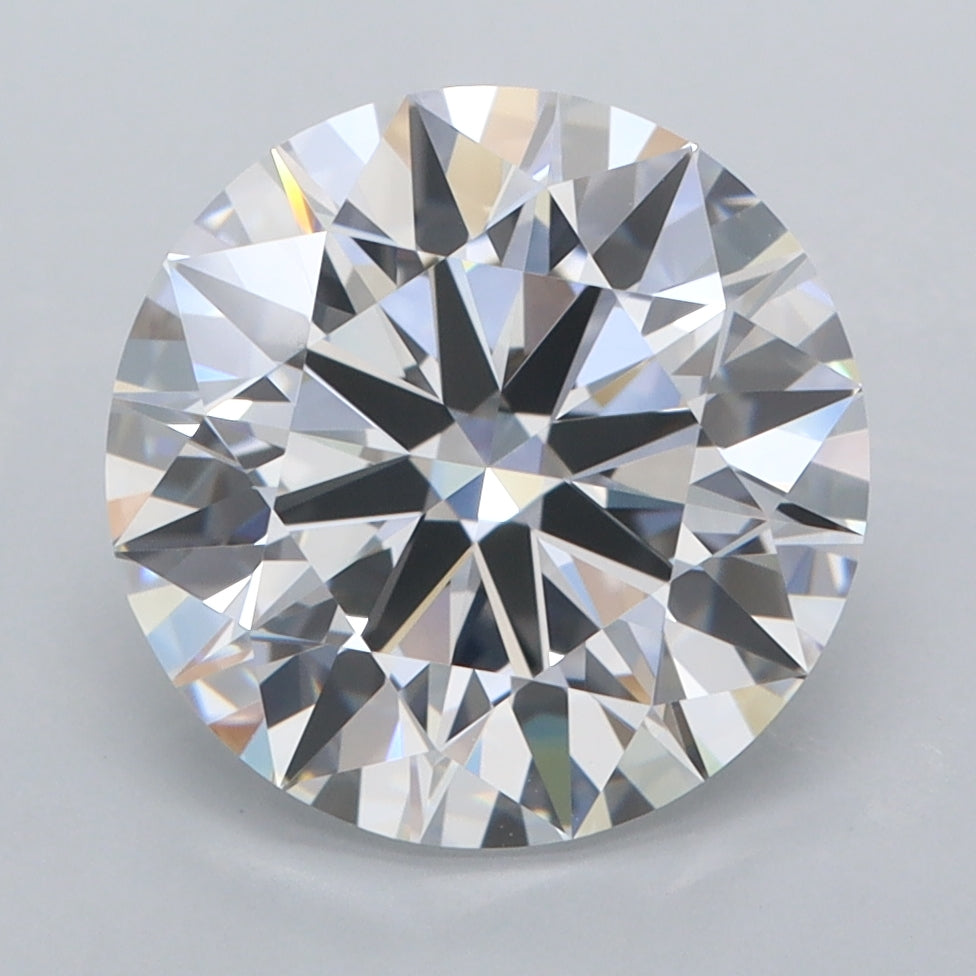 3.54 Carat Round Shaped, Ideal Cut, D Color, VVS1 Clarity, IGI Certified Lab Grown Diamond