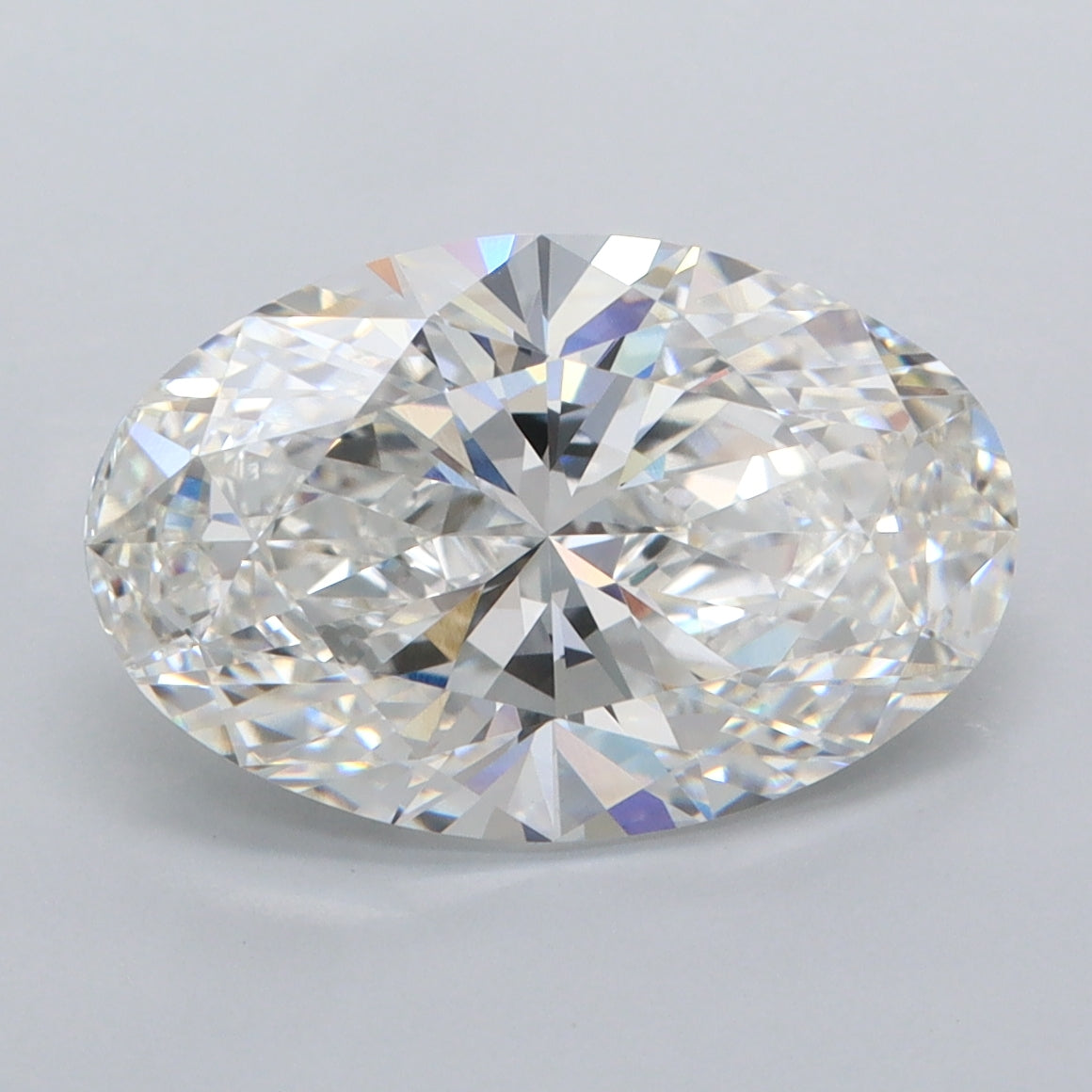 4.04 Carat Oval Shaped, Ideal Cut, F Color, VVS2 Clarity, IGI Certified Lab Grown Diamond