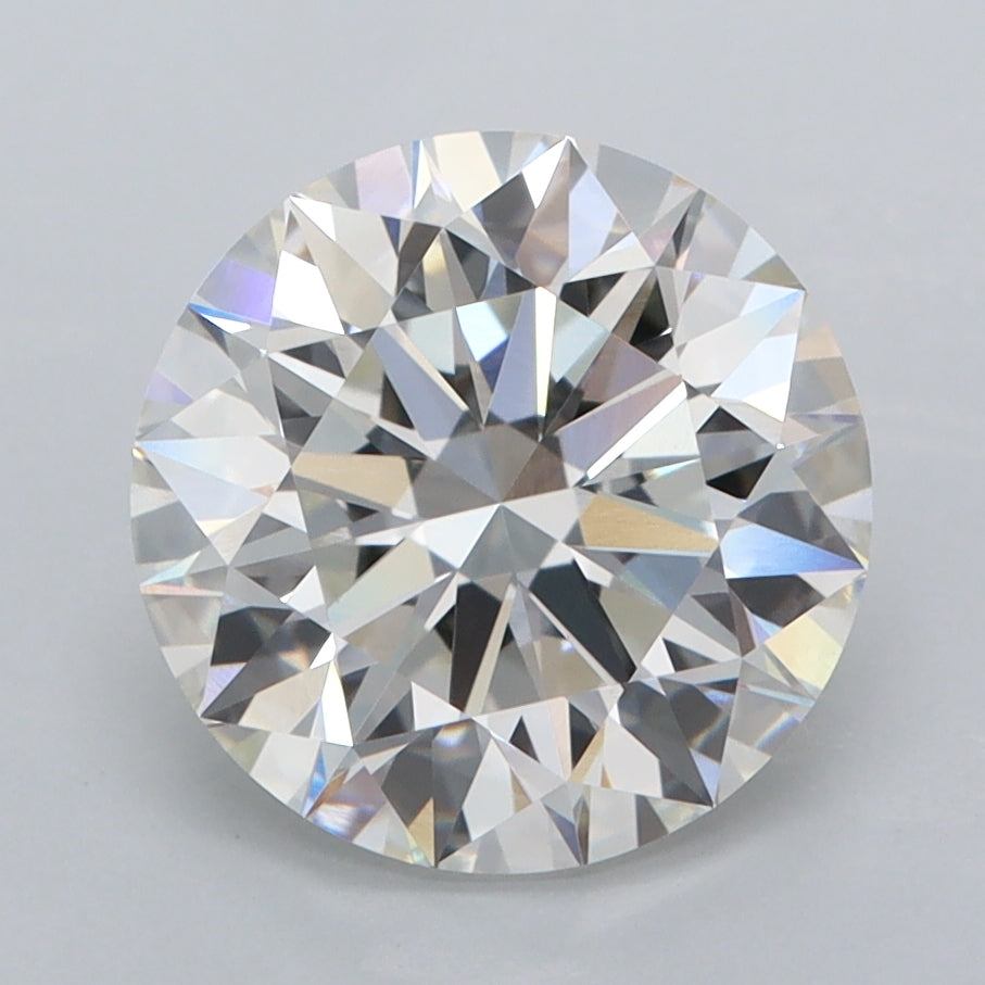 3.01 Carat Round Shaped, Ideal Cut, E Color, VVS2 Clarity, IGI Certified Lab Grown Diamond