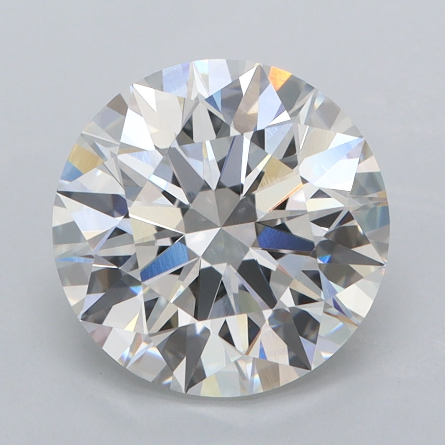 3.01 Carat Round Shaped, Ideal Cut, F Color, VVS2 Clarity, IGI Certified Lab Grown Diamond