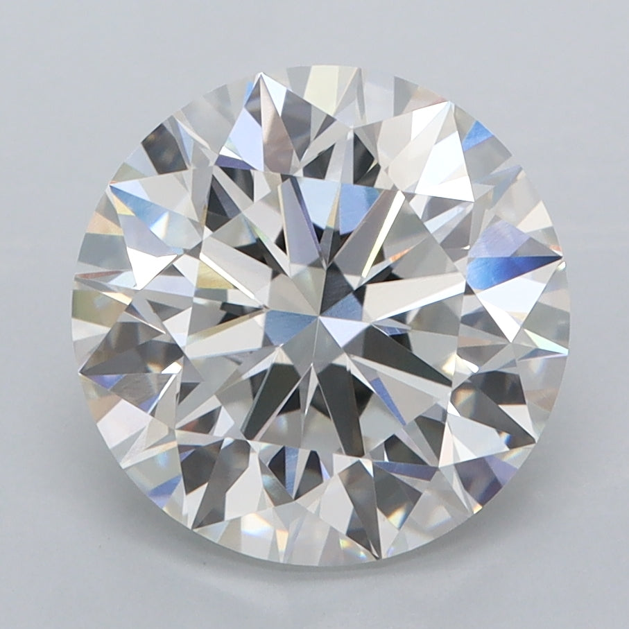 3.53 Carat Round Shaped, Ideal Cut, F Color, VVS2 Clarity, IGI Certified Lab Grown Diamond