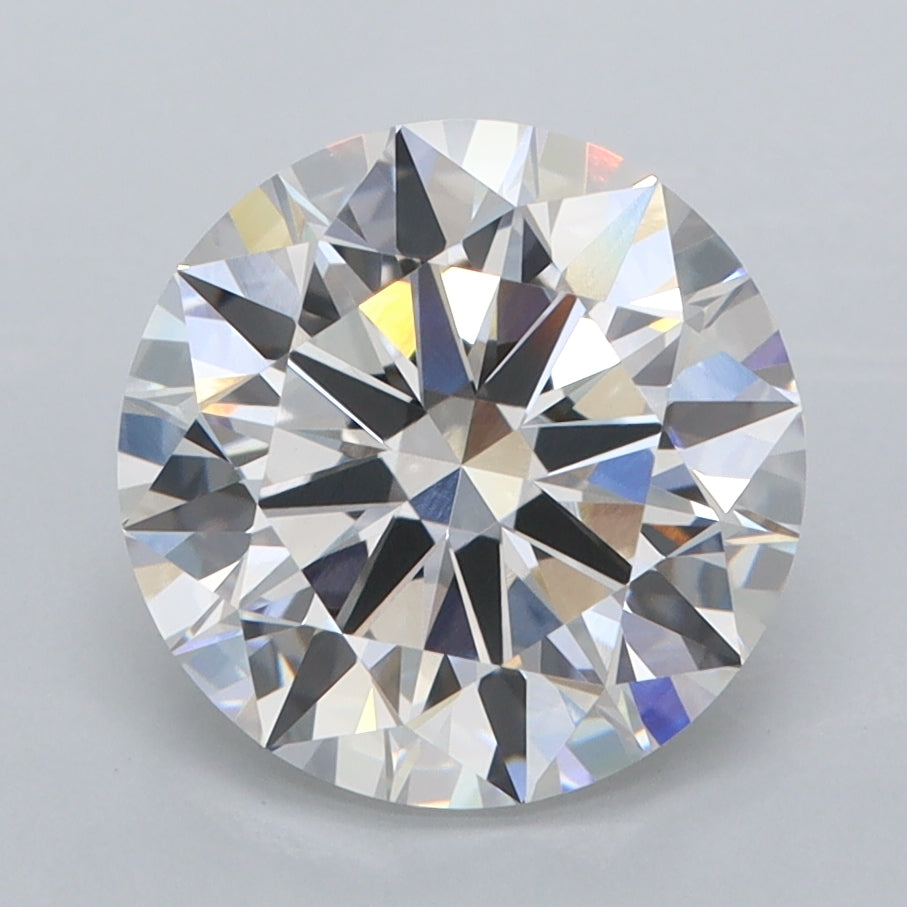 3.03 Carat Round Shaped, Ideal Cut, F Color, VVS1 Clarity, IGI Certified Lab Grown Diamond