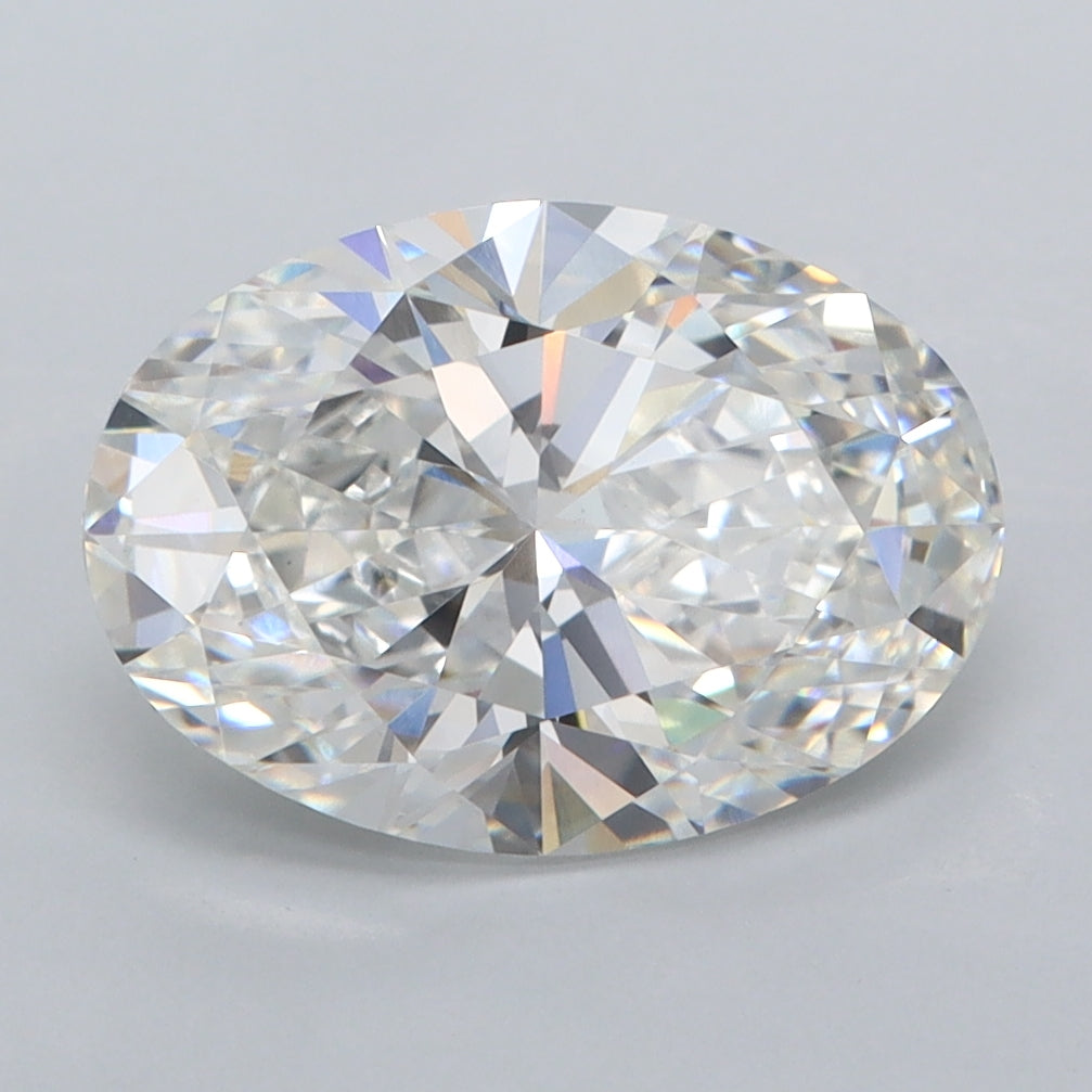 3.04 Carat Oval Shaped, Ideal Cut, E Color, VVS2 Clarity, IGI Certified Lab Grown Diamond