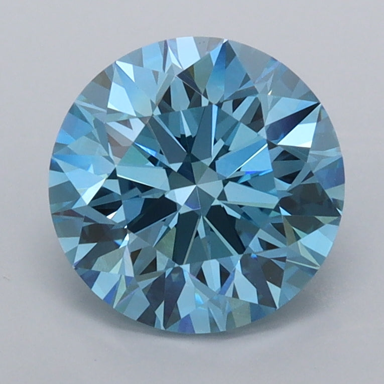 2.01 Carat Round Shaped, Excellent Cut, VVS1 Clarity, IGI Certified Lab Grown Diamond