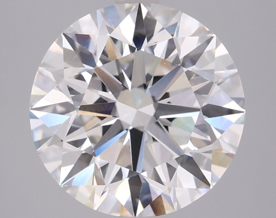 4.00 Carat Round Shaped, Excellent Cut, E Color, VVS2 Clarity, IGI Certified Lab Grown Diamond