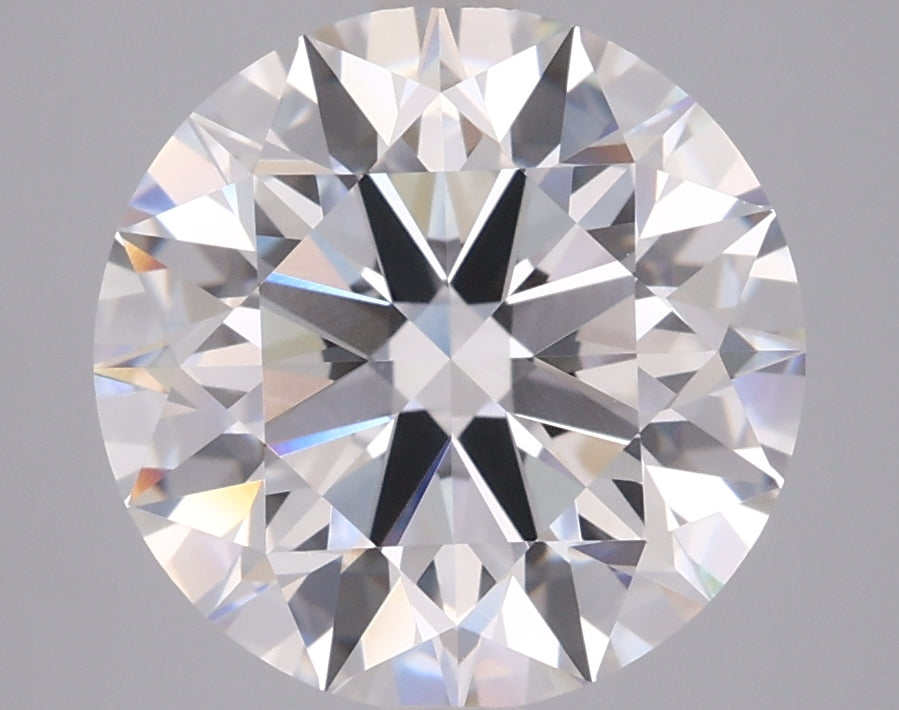 4.06 Carat Round Shaped, Ideal Cut, F Color, VVS2 Clarity, IGI Certified Lab Grown Diamond
