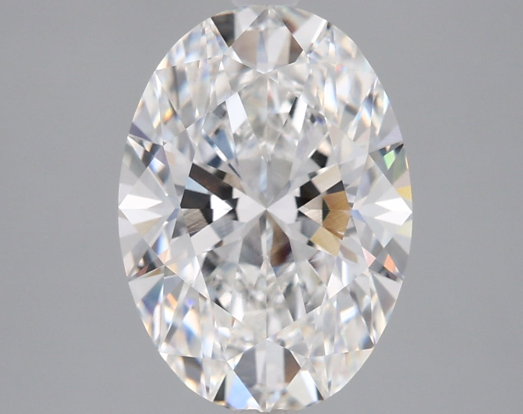 3.03 Carat Oval Shaped, Excellent Cut, E Color, VVS2 Clarity, IGI Certified Lab Grown Diamond