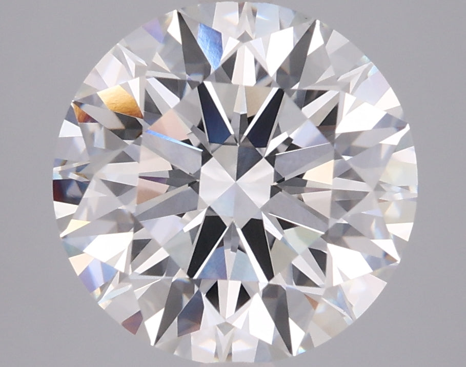 4.05 Carat Round Shaped, Ideal Cut, F Color, VVS2 Clarity, IGI Certified Lab Grown Diamond