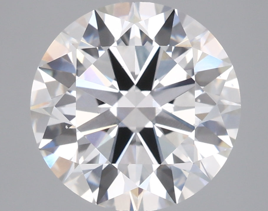 3.52 Carat Round Shaped, Excellent Cut, F Color, VS2 Clarity, IGI Certified Lab Grown Diamond
