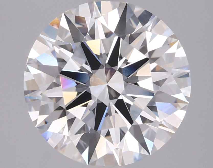 3.05 Carat Round Shaped, Ideal Cut, E Color, VVS2 Clarity, IGI Certified Lab Grown Diamond