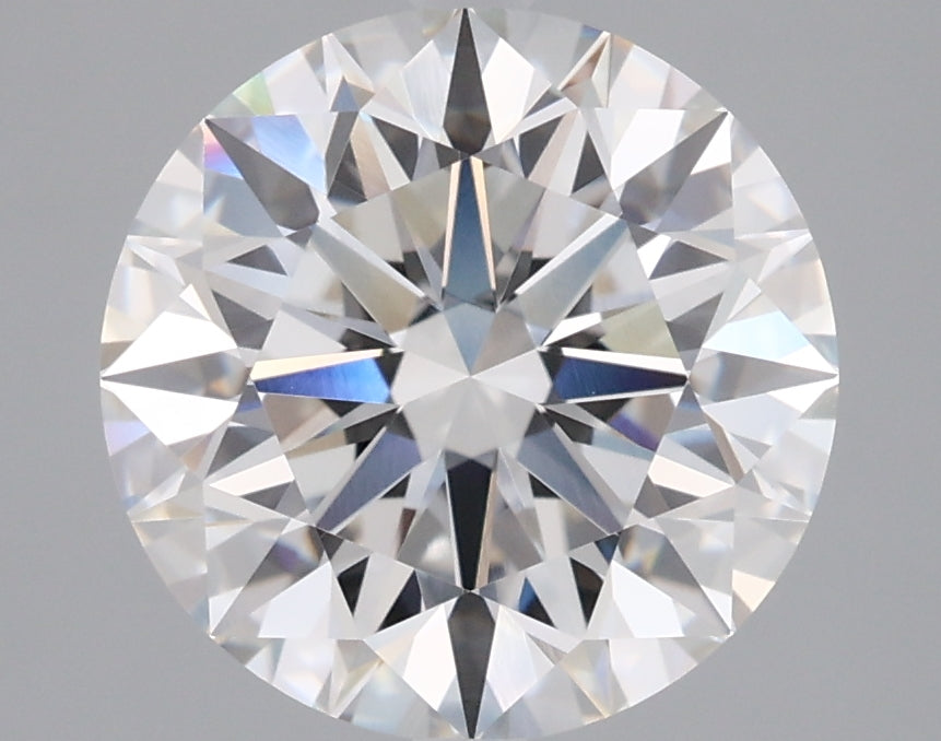 3.03 Carat Round Shaped, Ideal Cut, F Color, VVS2 Clarity, IGI Certified Lab Grown Diamond