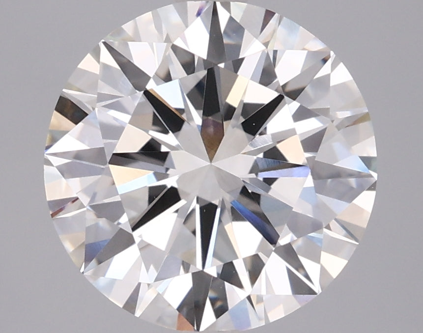 3.48 Carat Round Shaped, Excellent Cut, F Color, VVS2 Clarity, IGI Certified Lab Grown Diamond