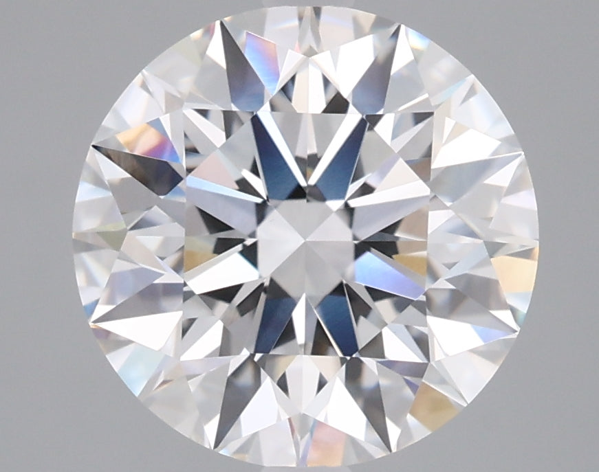 3.04 Carat Round Shaped, Excellent Cut, D Color, VVS2 Clarity, IGI Certified Lab Grown Diamond