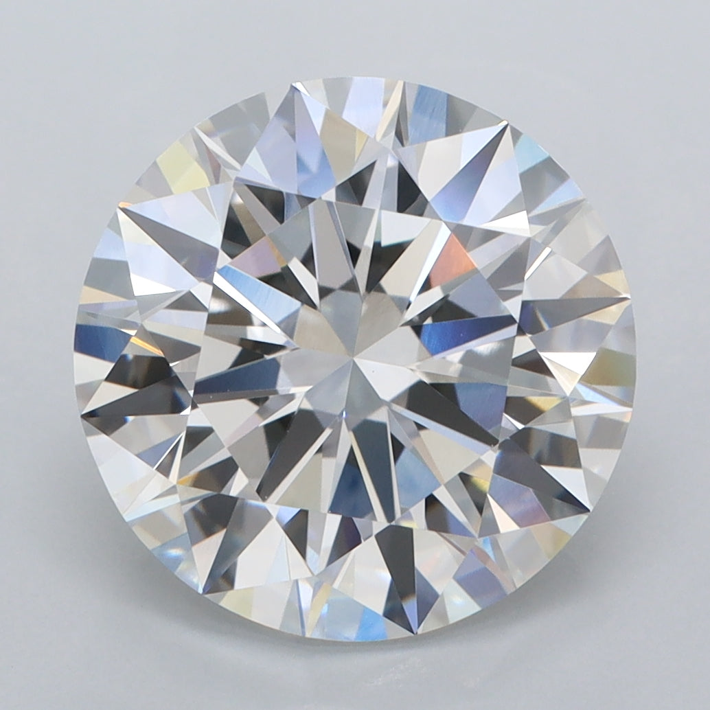 5.04 Carat Round Shaped, Ideal Cut, D Color, VVS2 Clarity, IGI Certified Lab Grown Diamond