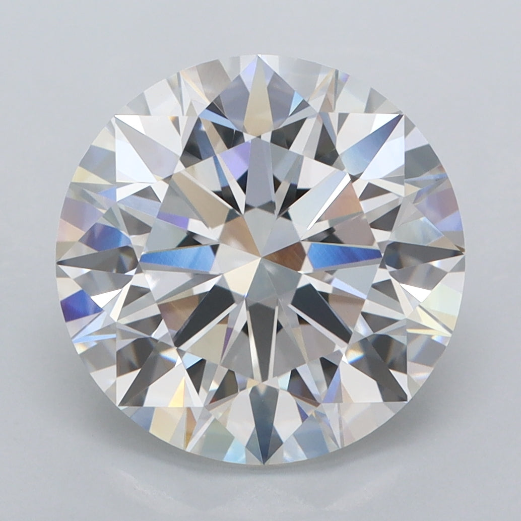 5.07 Carat Round Shaped, Ideal Cut, E Color, VVS2 Clarity, IGI Certified Lab Grown Diamond