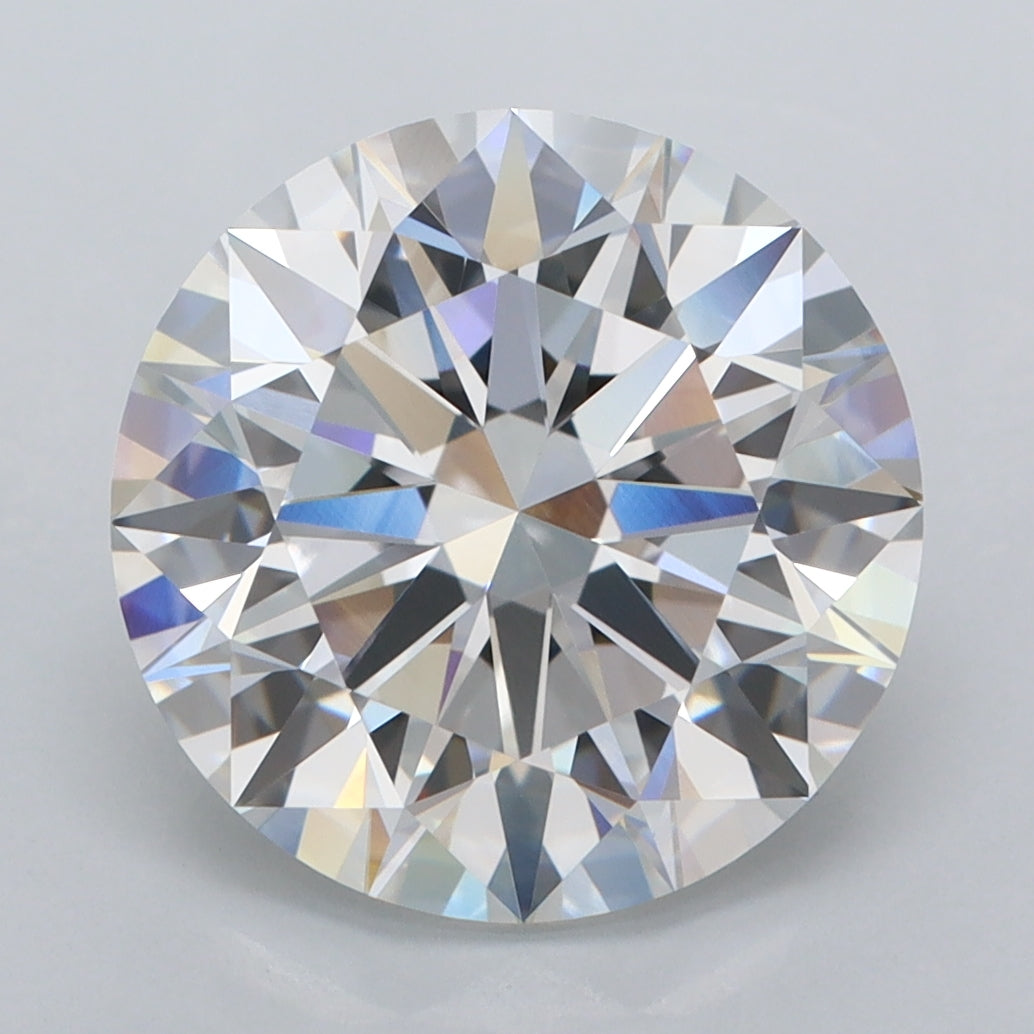 5.06 Carat Round Shaped, Ideal Cut, E Color, VVS2 Clarity, IGI Certified Lab Grown Diamond