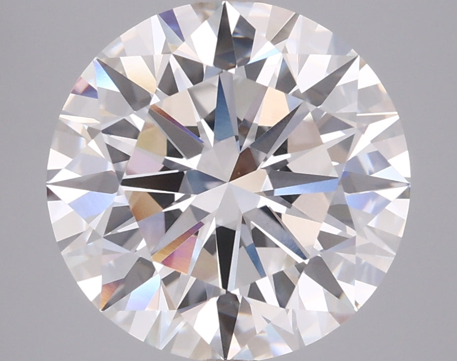 5.00 Carat Round Shaped, Excellent Cut, E Color, VVS2 Clarity, IGI Certified Lab Grown Diamond