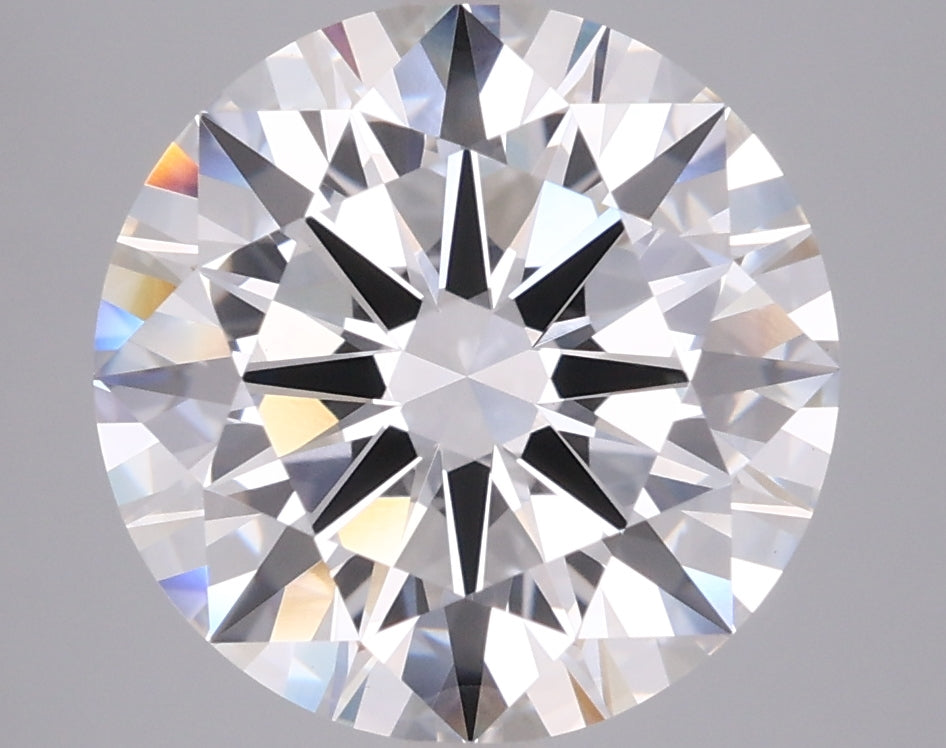5.06 Carat Round Shaped, Ideal Cut, D Color, VVS2 Clarity, IGI Certified Lab Grown Diamond