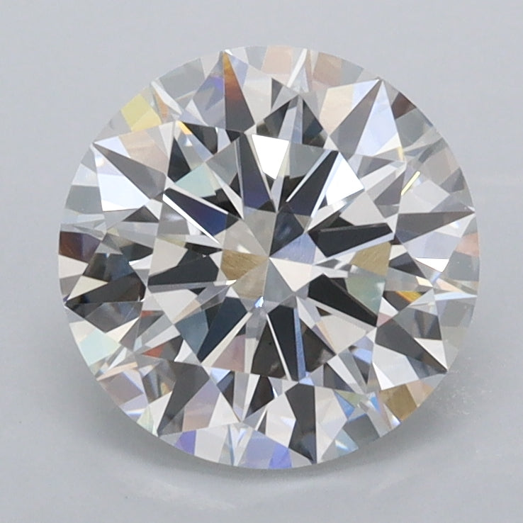 2.00 Carat Round Shaped, Excellent Cut, D Color, VVS1 Clarity, IGI Certified Lab Grown Diamond
