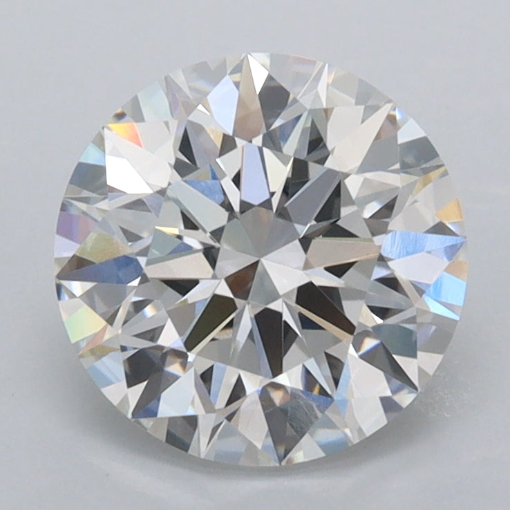 2.03 Carat Round Shaped, Ideal Cut, E Color, VVS2 Clarity, IGI Certified Lab Grown Diamond