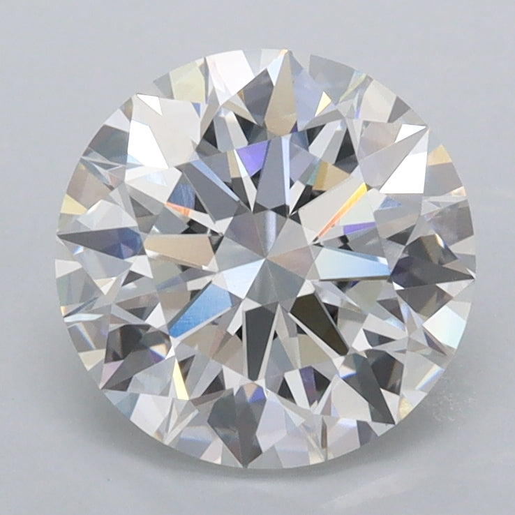 2.06 Carat Round Shaped, Ideal Cut, E Color, VVS2 Clarity, IGI Certified Lab Grown Diamond