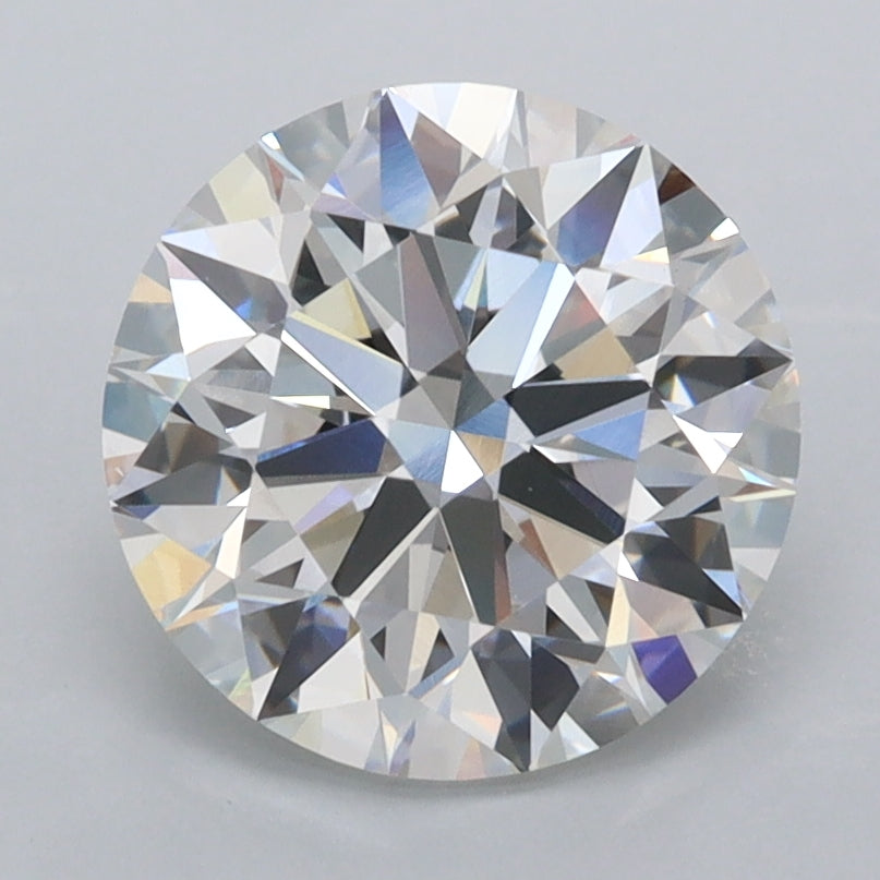 2.52 Carat Round Shaped, Ideal Cut, E Color, VVS2 Clarity, IGI Certified Lab Grown Diamond