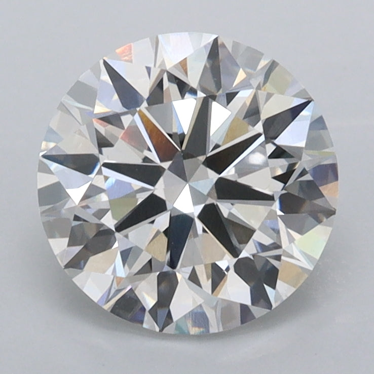 2.00 Carat Round Shaped, Ideal Cut, E Color, VVS2 Clarity, IGI Certified Lab Grown Diamond