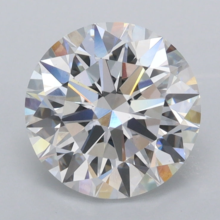 2.00 Carat Round Shaped, Ideal Cut, D Color, VS1 Clarity, IGI Certified Lab Grown Diamond