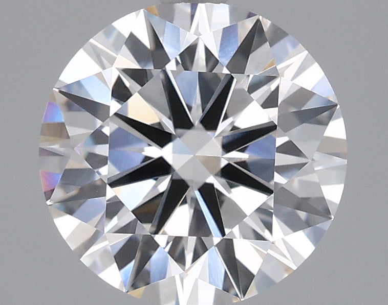 2.04 Carat Round Shaped, Ideal Cut, D Color, VVS1 Clarity, IGI Certified Lab Grown Diamond