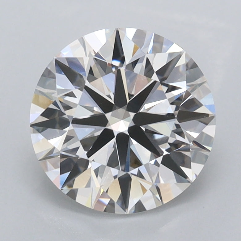 2.01 Carat Round Shaped, Ideal Cut, E Color, VVS2 Clarity, IGI Certified Lab Grown Diamond