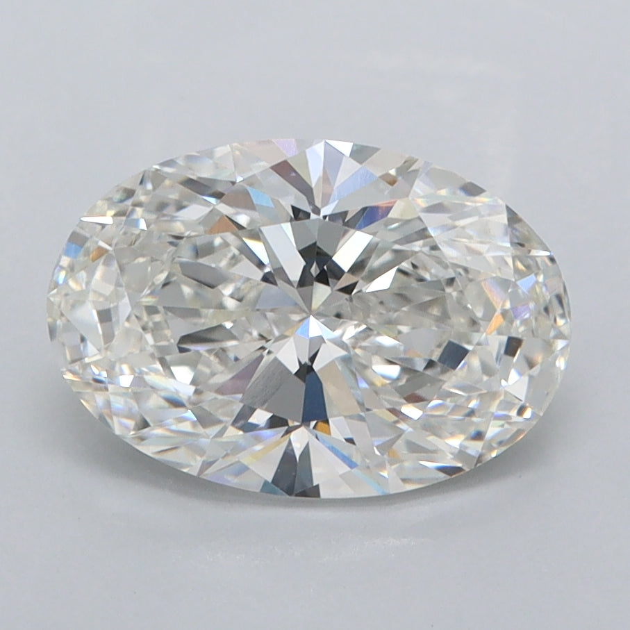 2.00 Carat Oval Shaped, Ideal Cut, G Color, VVS1 Clarity, IGI Certified Lab Grown Diamond