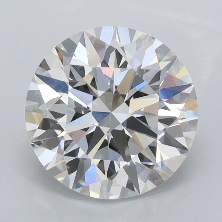 2.01 Carat Round Shaped, Ideal Cut, E Color, VVS2 Clarity, IGI Certified Lab Grown Diamond